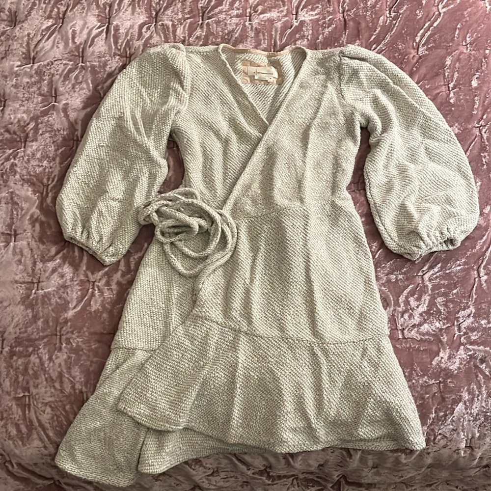 Anthropologie wrap dress, SP